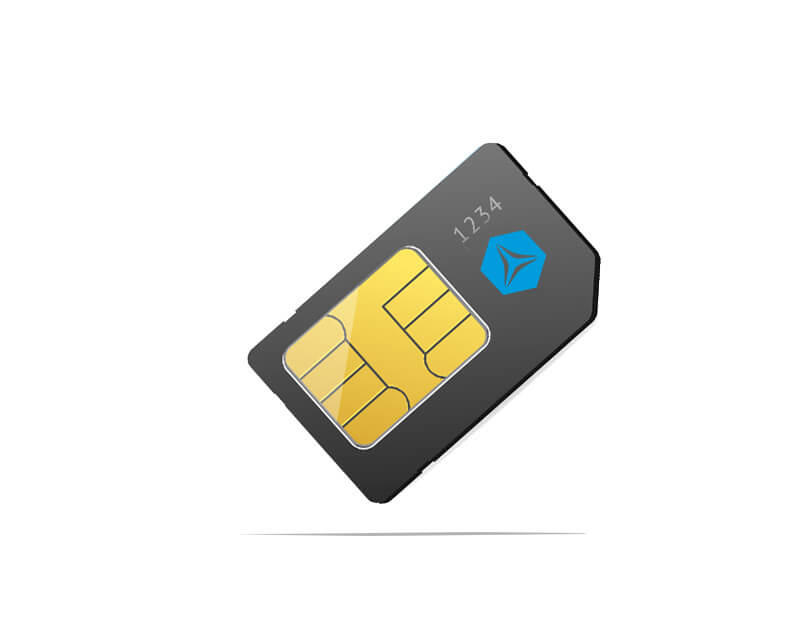 FLEETIZE enthält seine eigene SIM-Karte für die Datenverbindung